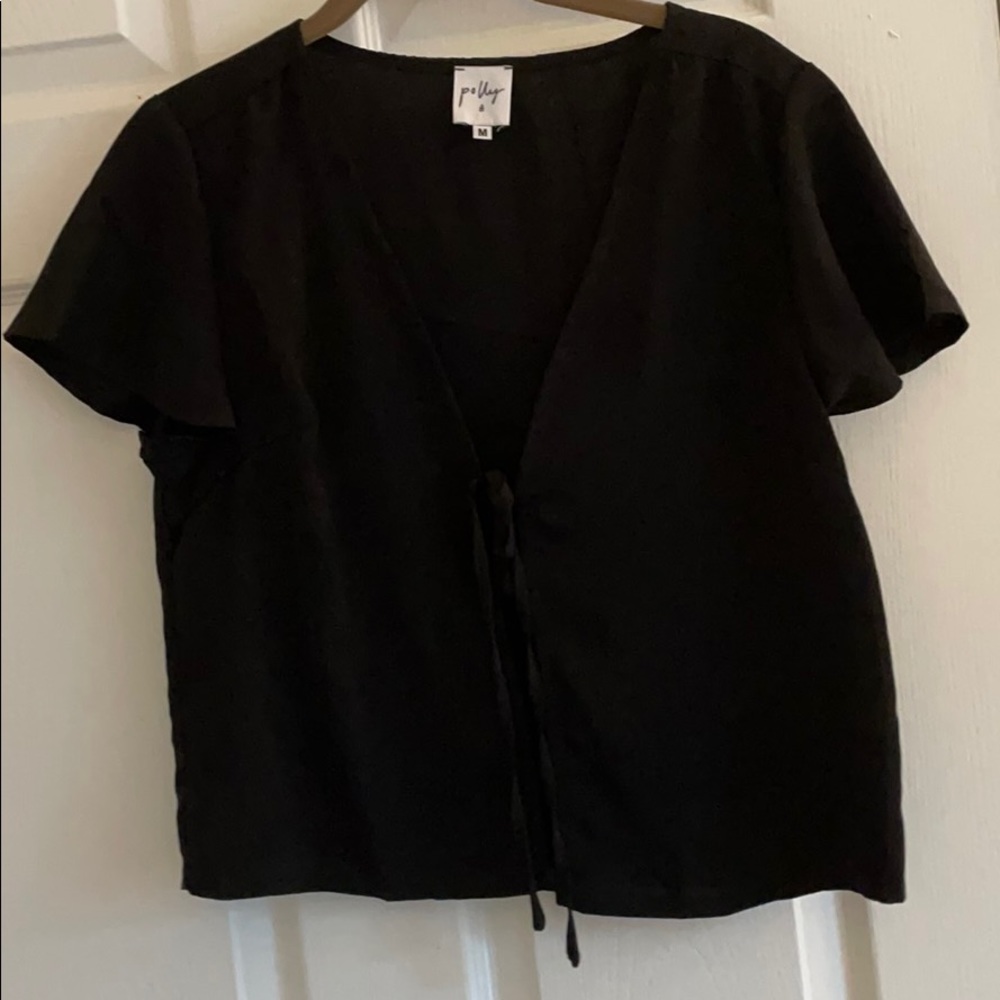 Tie front top